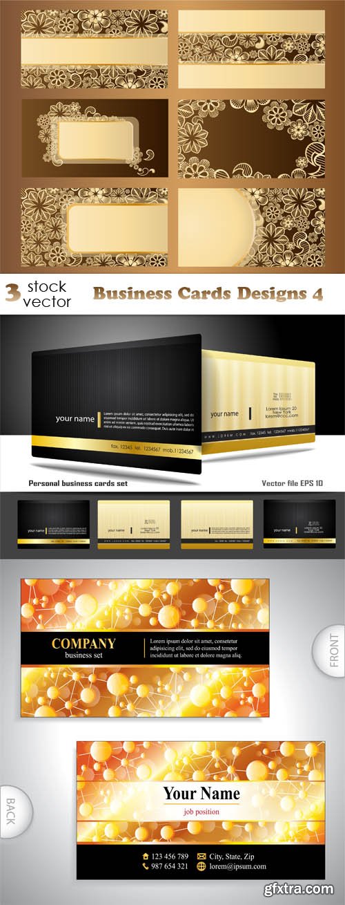Vectors - Business Cards Designs 4