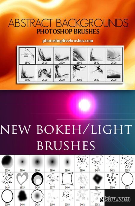 Abstract & Bokeh Lighting Photoshop Brushes