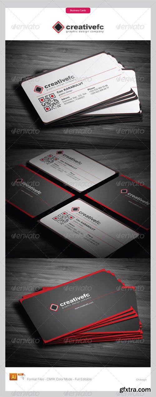 GraphicRiver - corporate business cards 250