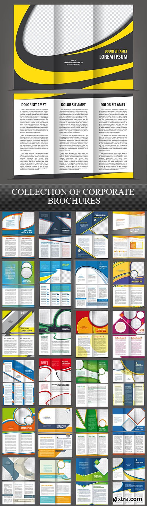 Collection of Corporate Brochures, 25xEPS