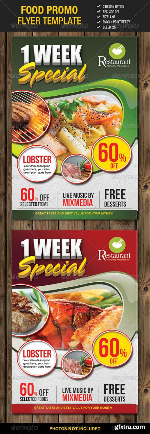 GraphicRiver - Food Promo Flyer Template 2