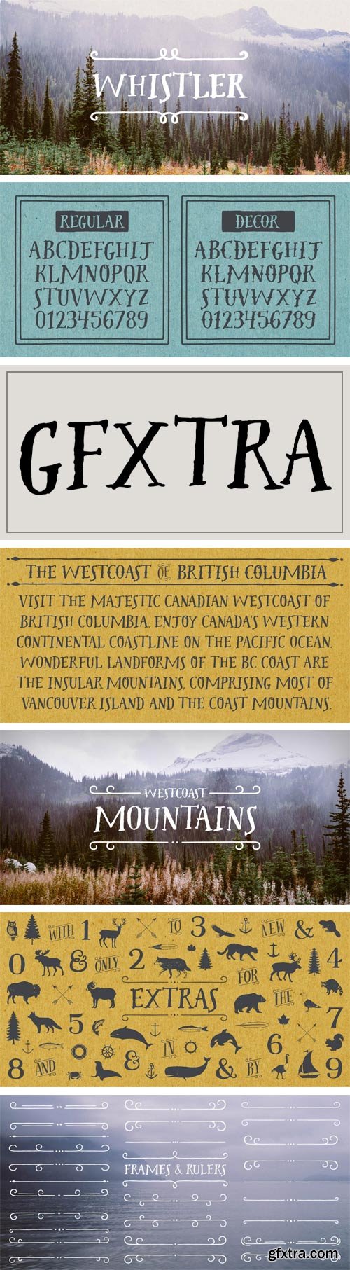 Westcoast Letters Font Family - 6 Fonts $70