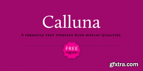 Calluna Font Family 8xOTF $119