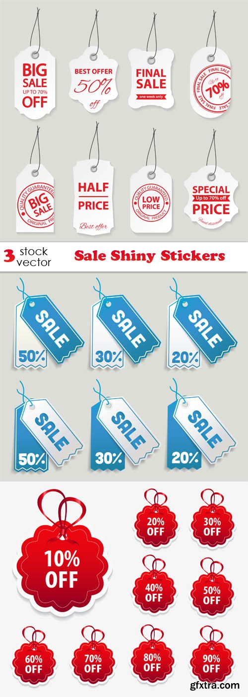 Vectors - Sale Shiny Stickers