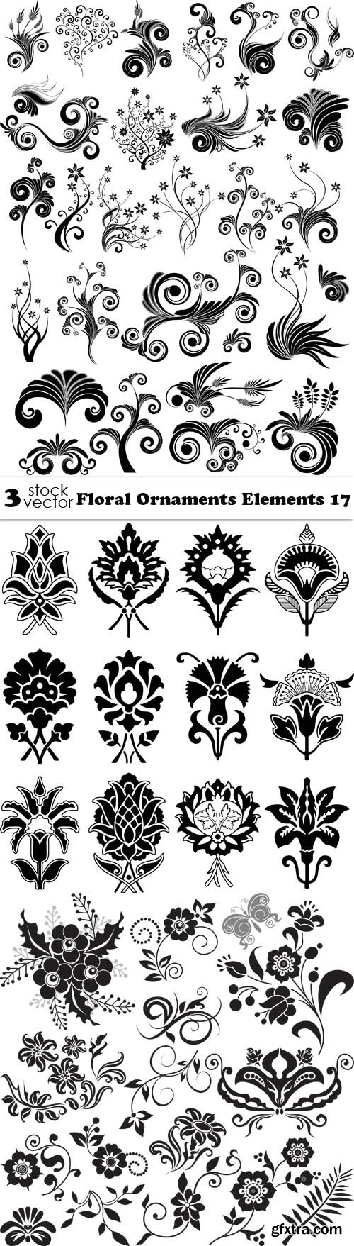 Vectors - Floral Ornaments Elements 17