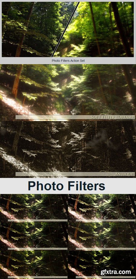 Photo Filters - Photoshop Action