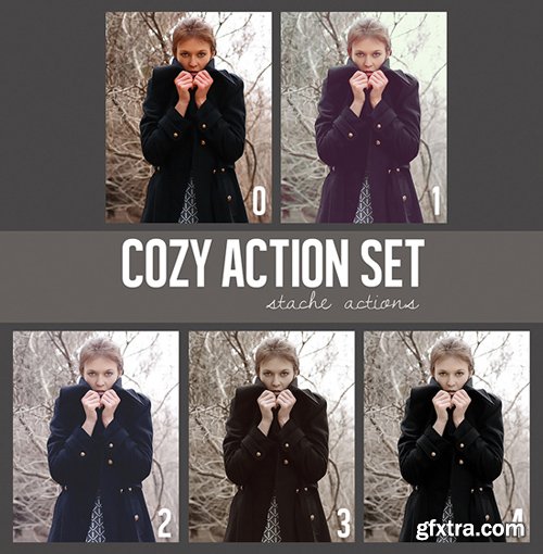 Cozy Photoshop Action Set