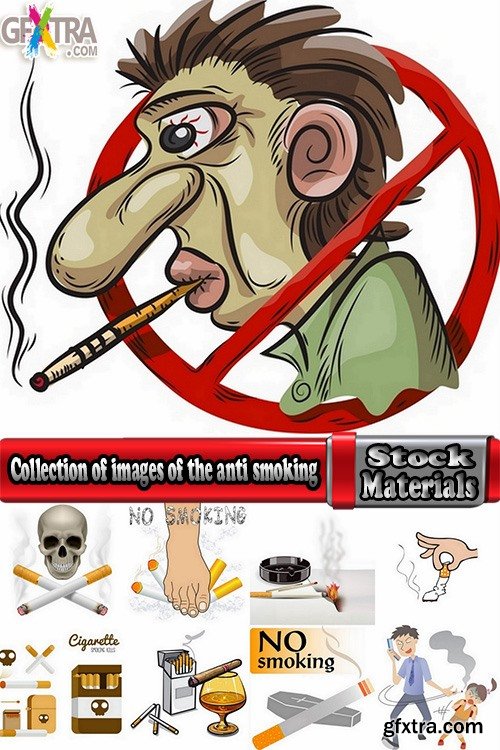 Collection of images of the anti smoking vector 25 Eps