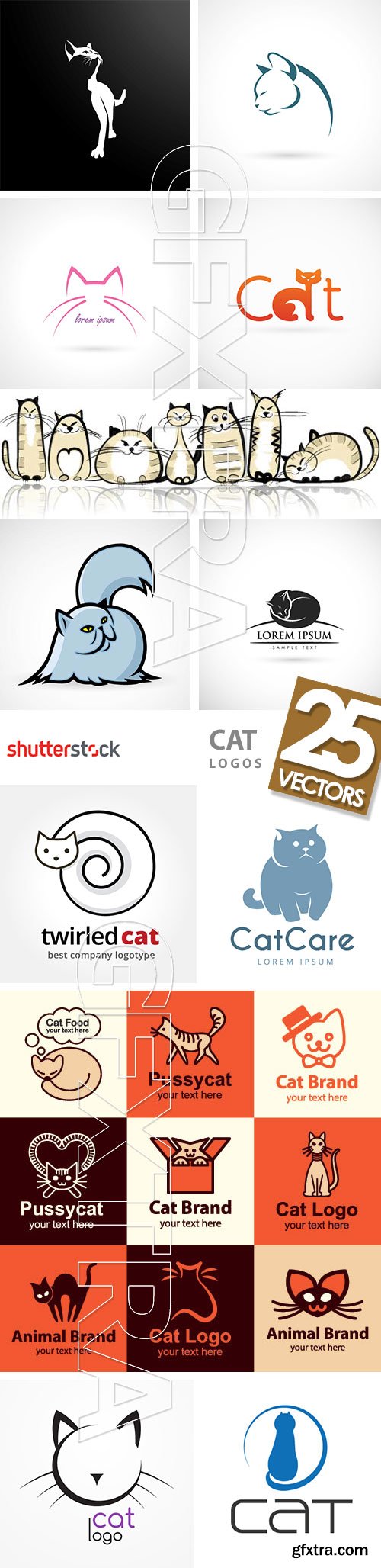Cat Logos 25xEPS