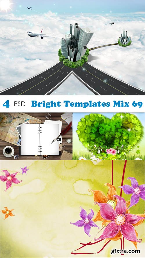 PSD - Bright Templates Mix 69