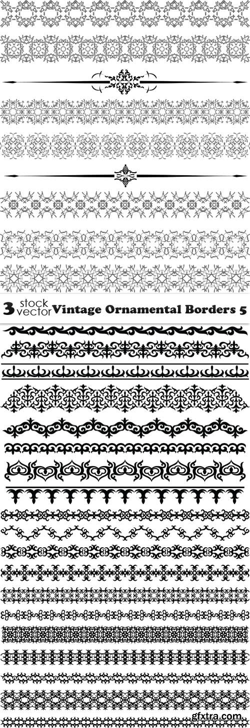 Vectors - Vintage Ornamental Borders 5