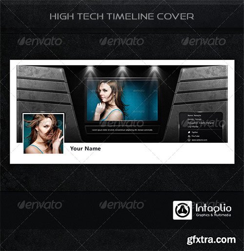 GraphicRiver - High-Tech Facebook Timeline Cover