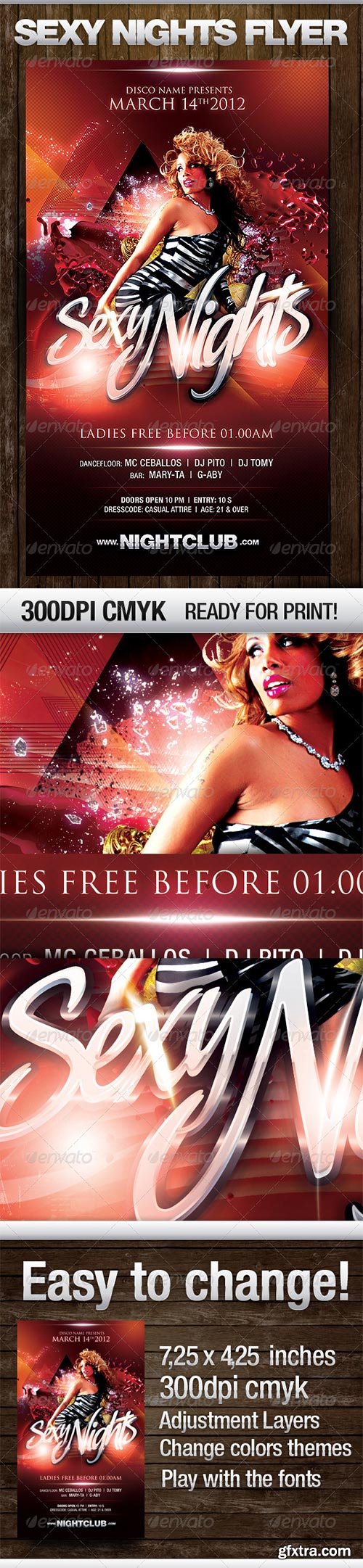 GraphicRiver - Sexy Nights Flyer 1934861
