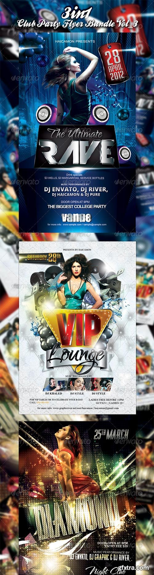 GraphicRiver - Club/Event Party Flyer Bundle Vol_3