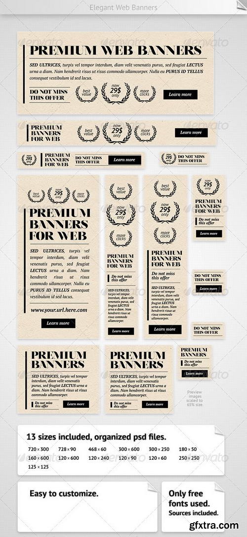 GraphicRiver - Elegant Web Banners