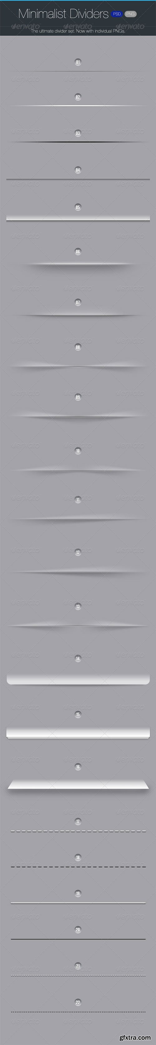 GraphicRiver - Minimalist Dividers - Resizable