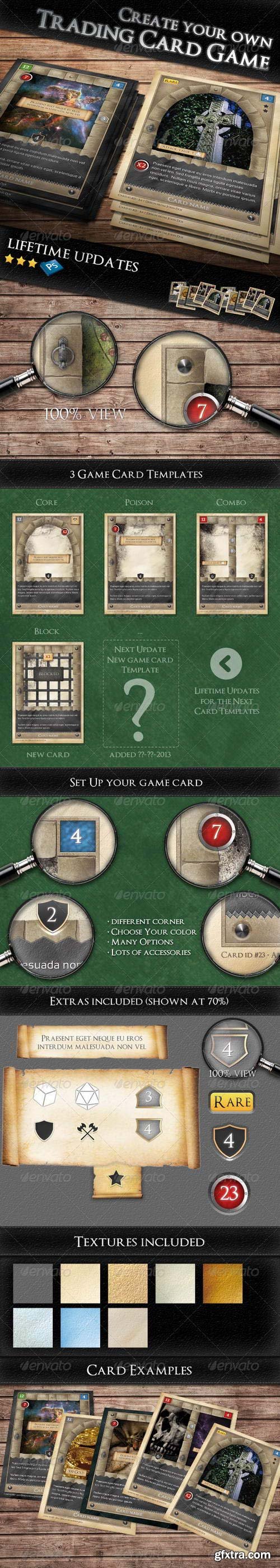 GraphicRiver - TCG - Fantasy Trading Card Game Kit in Medieval