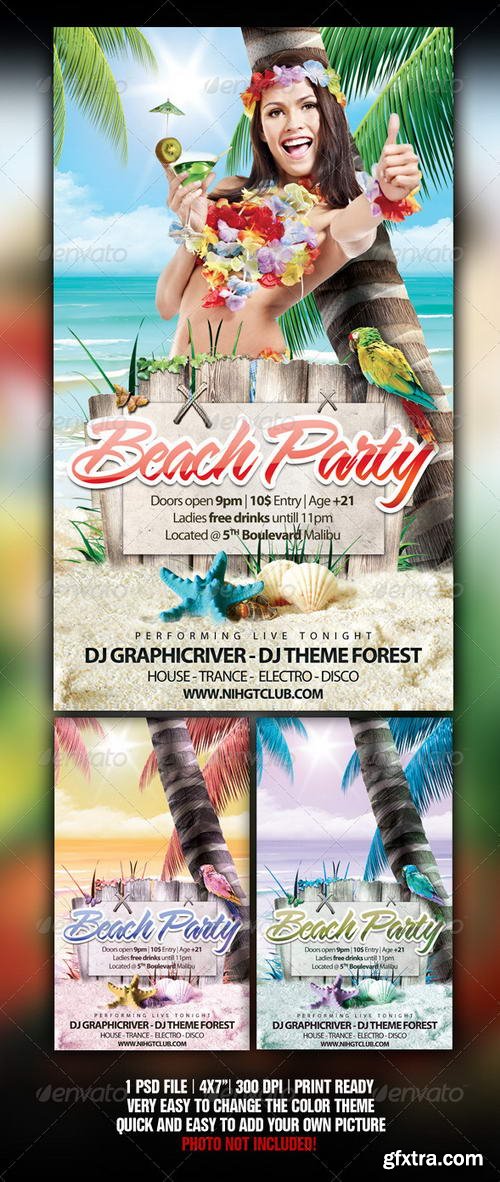 GraphicRiver - Tropical Beach Party