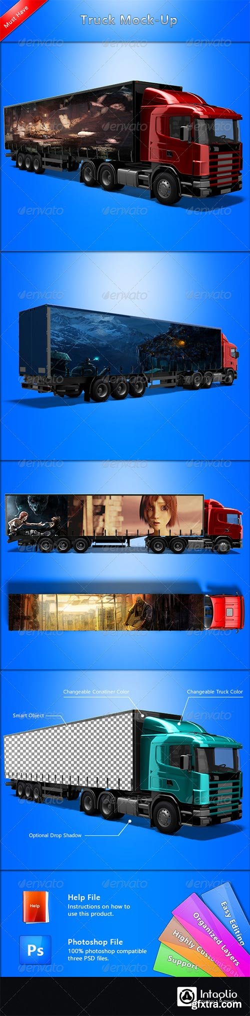GraphicRiver - Truck Mock-up 2383120