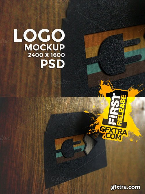 Rustic Logo Mockup PSD - Creativemarket 125821