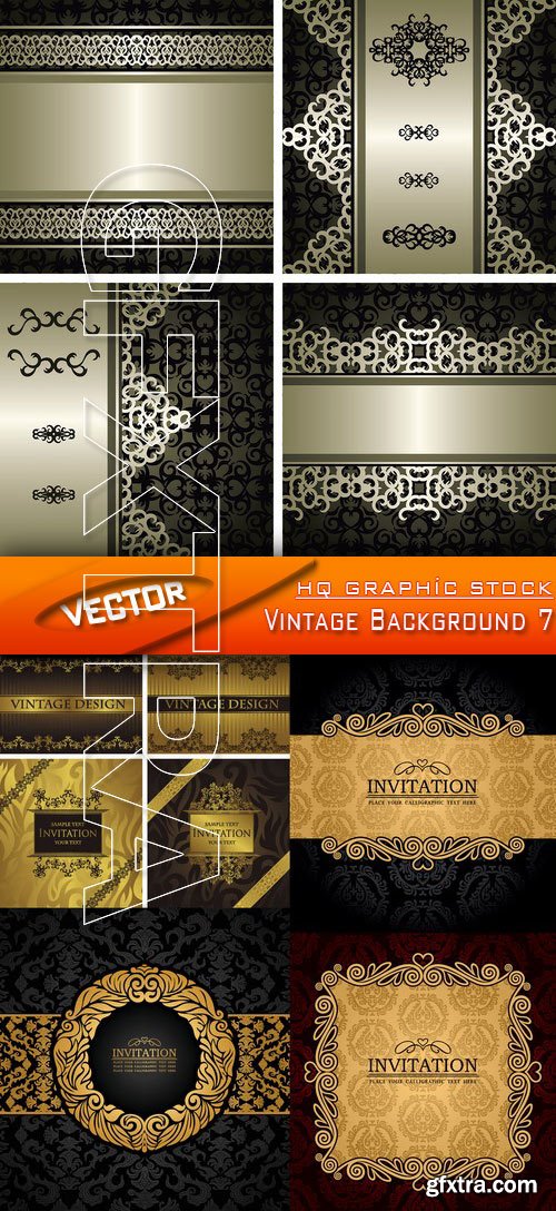 Stock Vector - Vintage Background 7