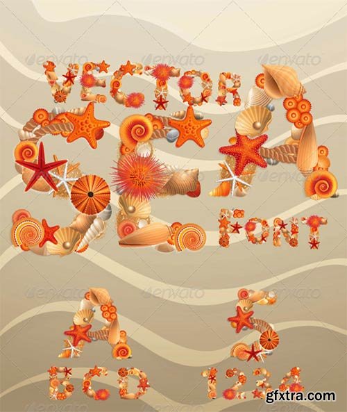 GraphicRiver - Vector Sea Font 2503655