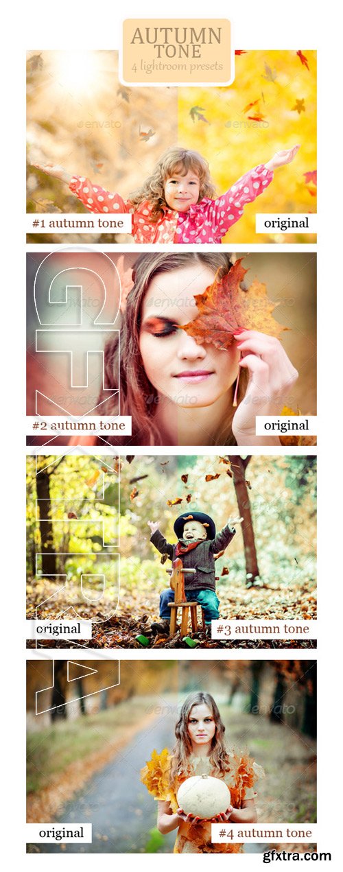 GraphicRiver - Autumn Tone - 4 Lightroom Presets