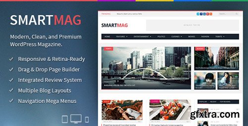 ThemeForest - SmartMag v2.4 - Responsive & Retina WordPress Magazine