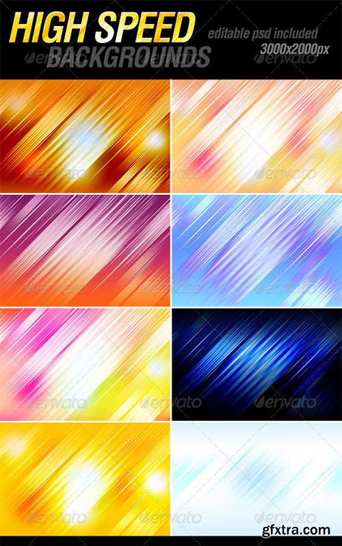 GraphicRiver - High Speed Backgrounds