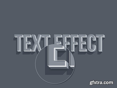 PSD Text Style Effect - 3D Smart Object