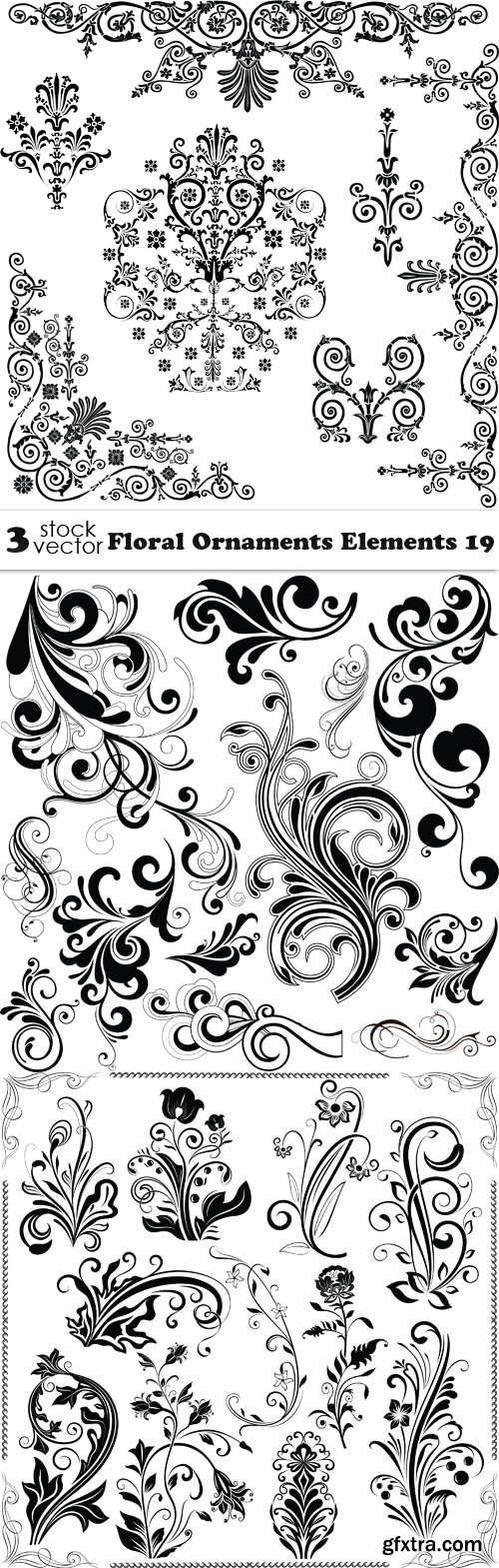 Vectors - Floral Ornaments Elements 19