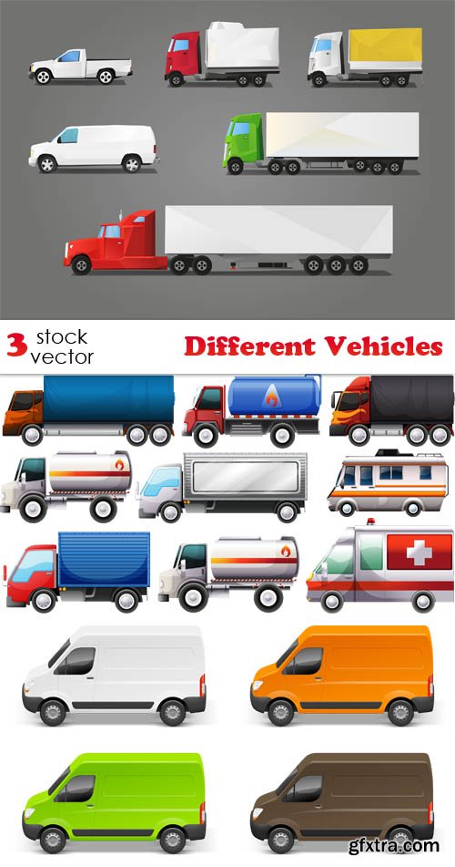 Vectors - Different Vehicles