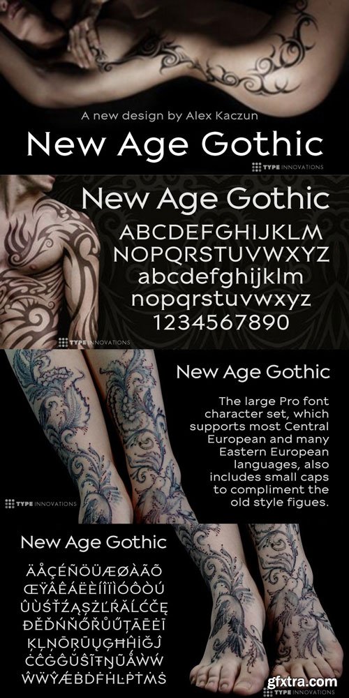 New Age Gothic Font Family $59