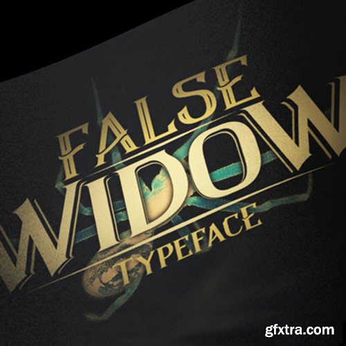 False Widow Font 18$