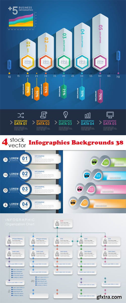 Vectors - Infographics Backgrounds 38