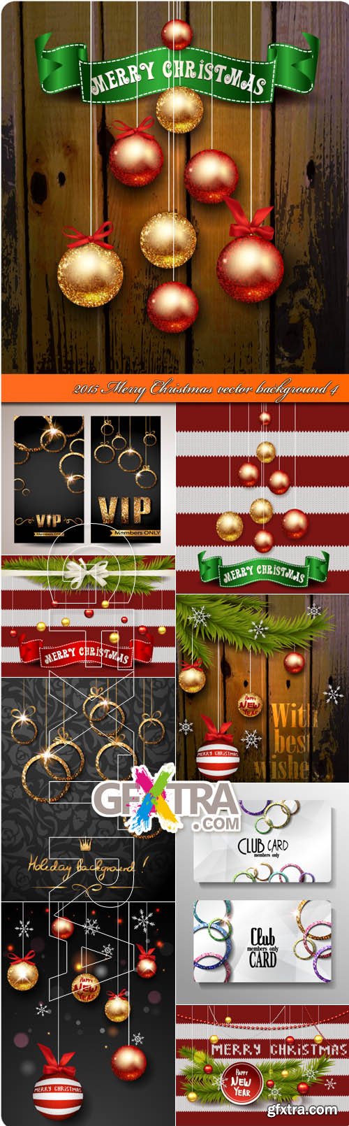 2015 Merry Christmas vector background 4
