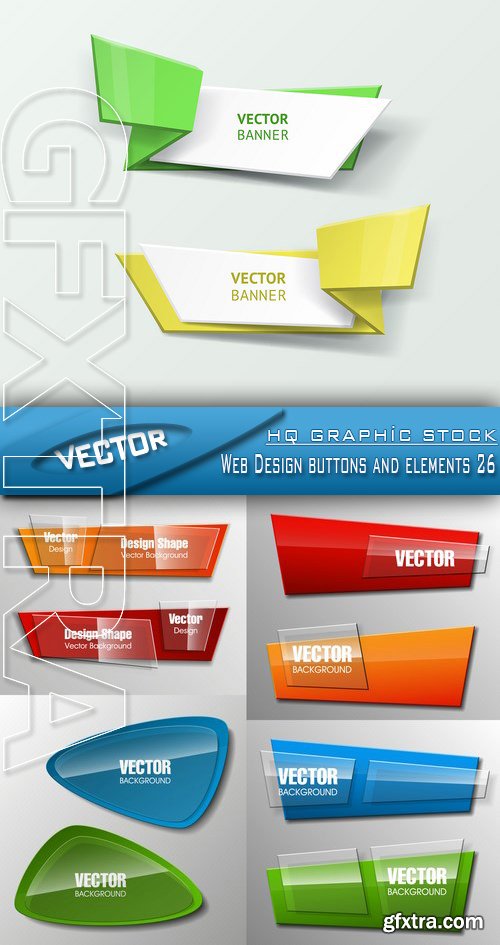 Stock Vector - Web Design buttons and elements 26