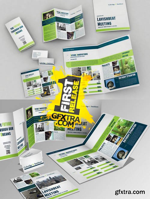 Set of Brochures / Stationery 01 - Creativemarket 110602