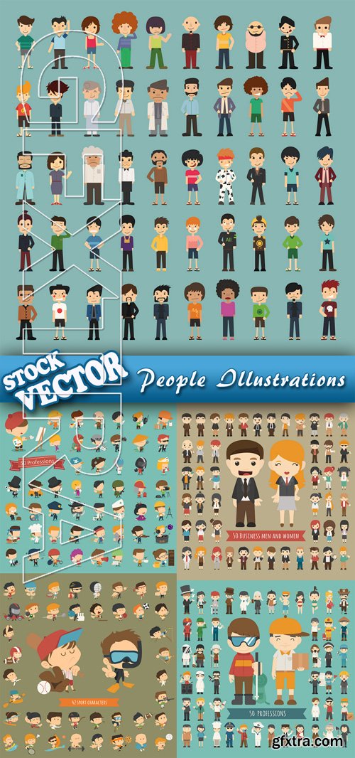 Stock Vector - People Illustrations