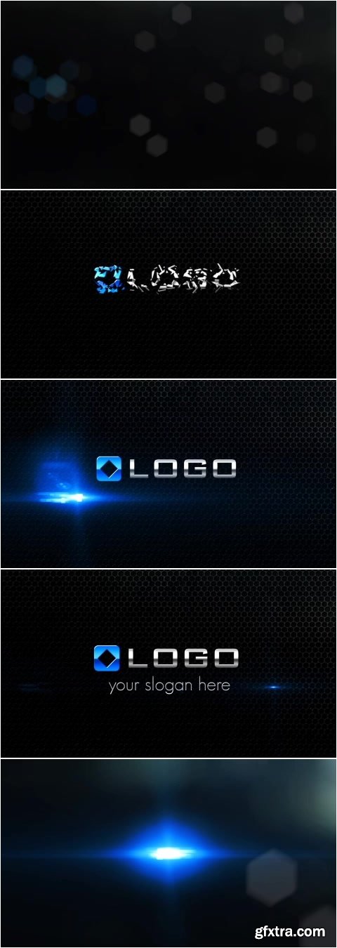 Pond5 - Dark Corporate Logo Text Title 3D Light Shatter Particles Reveal Animation Intro 41094690 (After Effect Template)
