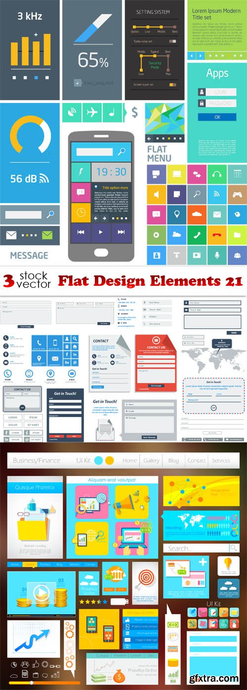 Vectors - Flat Design Elements 21