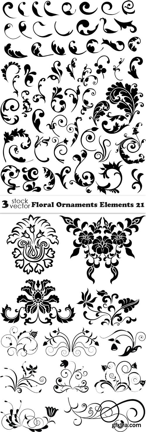 Vectors - Floral Ornaments Elements 21