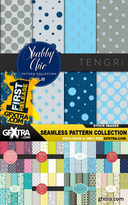 Seamless Pattern Collection - 25 Vector