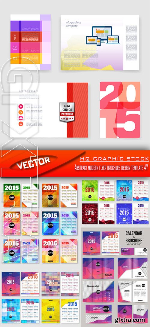 Stock Vector - Abstract modern flyer brochure design template 47