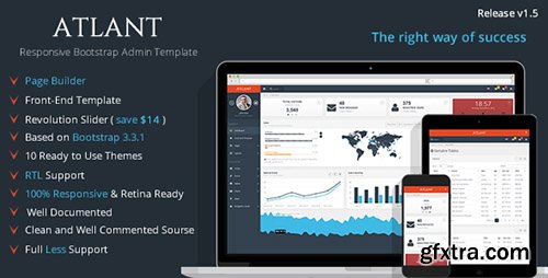 ThemeForest - Atlant v1.2 - Bootstrap Admin Template with Frontend - FULL