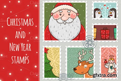 Christmas and New Year Stamps