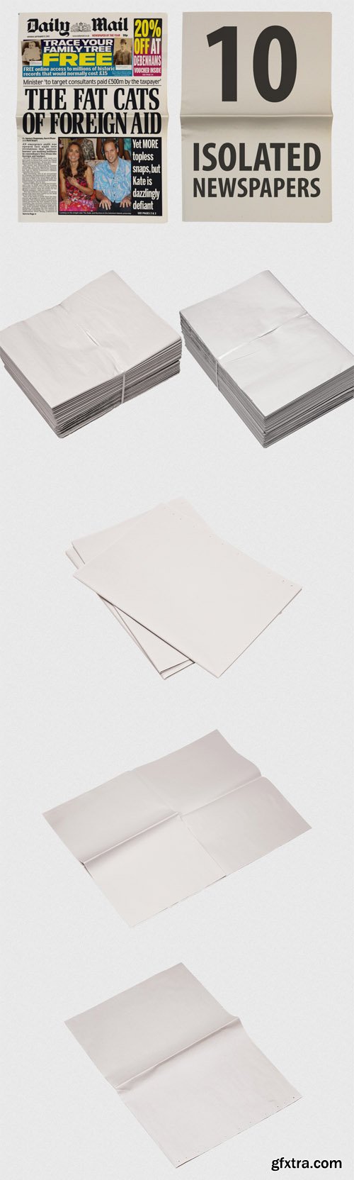 Newspaper Isolated Templates