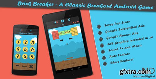 CodeCanyon - Brick Breaker v6 - A Classic Breakout Android Game