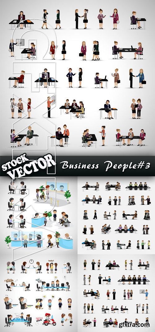 Stock Vector - Business People#3