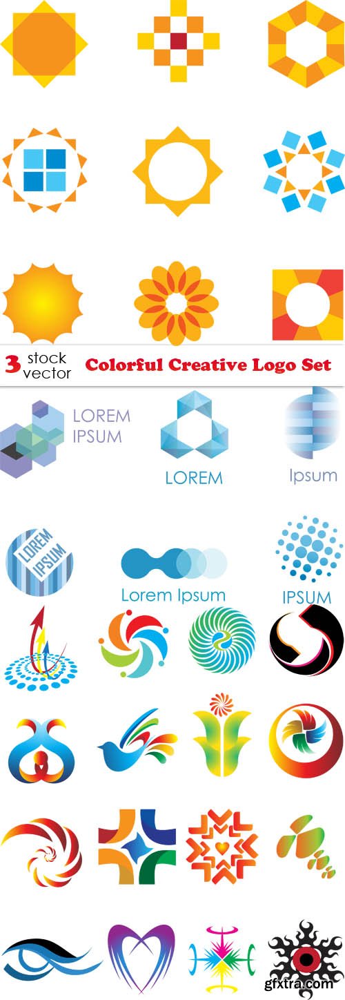 Vectors - Colorful Creative Logo Set